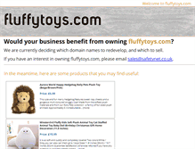 Tablet Screenshot of fluffytoys.com